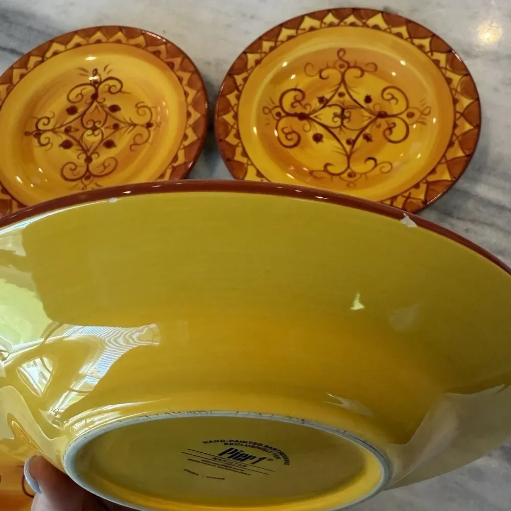 Pier 1 One Karistan Salad Plates | Earthenware | Set of 4
